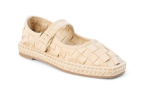 Coconuts By Matisse Natural Weave Meg Mary Jane Flat