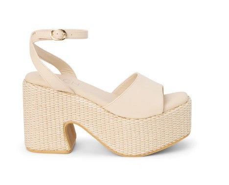 Beach By Matisse Ivory Arden Platform Sandal