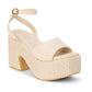 Beach By Matisse Ivory Arden Platform Sandal
