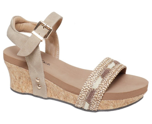 Kids' Pierre Dumas Cerra-1 Sandal (Gold)