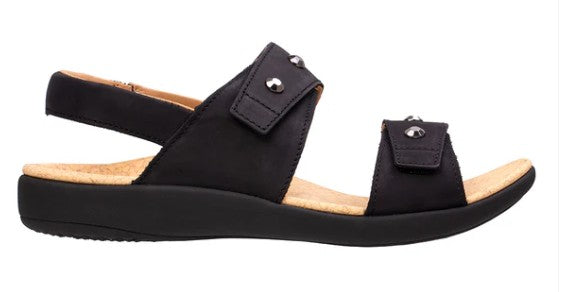 Women's Waco Black Terra Backstrap Sandal