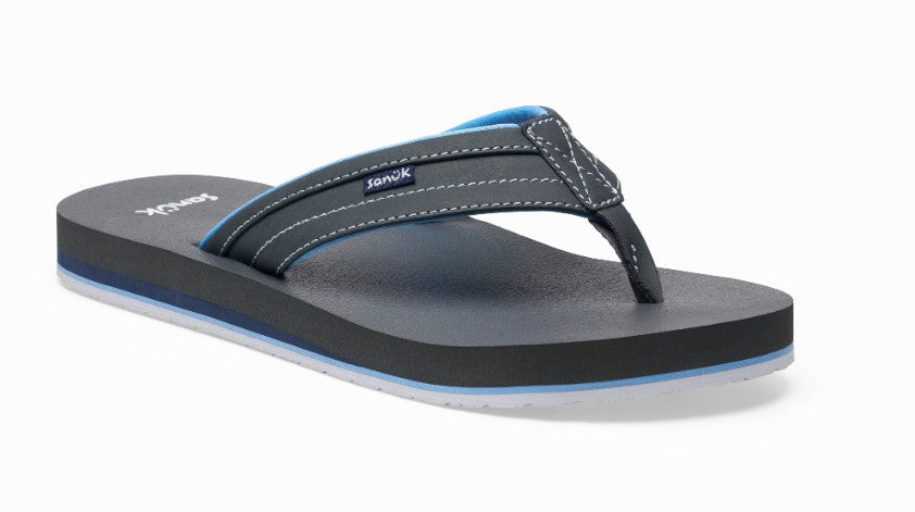 Men's Sanuk Dark Shadow Ziggy ST Flip Flop