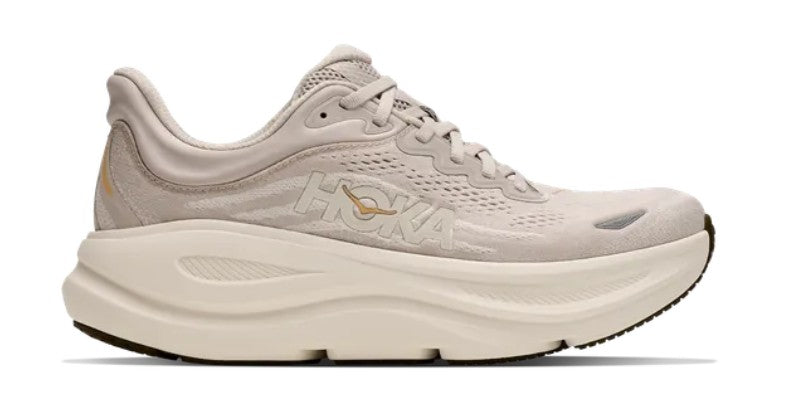 Women's Hoka Bondi 9 (River Rock Grey/Alabaster)