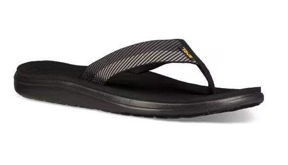 Men's Teva Voya Flip Flop Sandal (Black/Gray)
