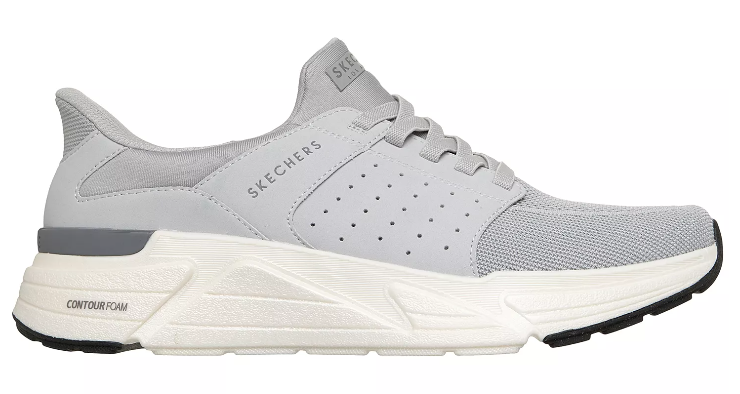 Men's Skechers Slip-ins: Rovino Lite-Dress in Knit (Light Gray)