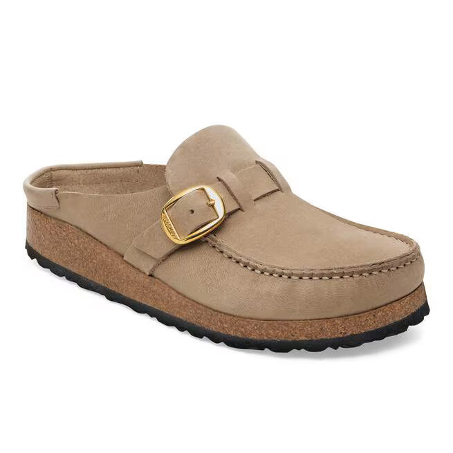 Women's Birkenstock Buckley Oiled Leather Tobacco Brown (Medium/Narrow/Width)