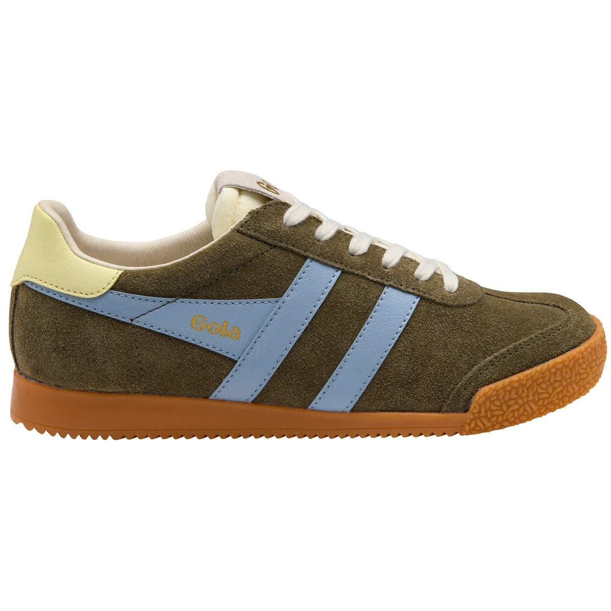 Women's Gola Classics Elan Sneakers (Khaki/Air/Buttermilk)