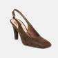 Dolce Vita GESSIA Dark Brown Suede Slingback Heel