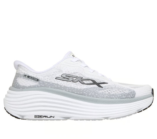 Women's Skechers Slip-ins: Max Cushioning Endeavour-Pace Rhythm (White/Black)
