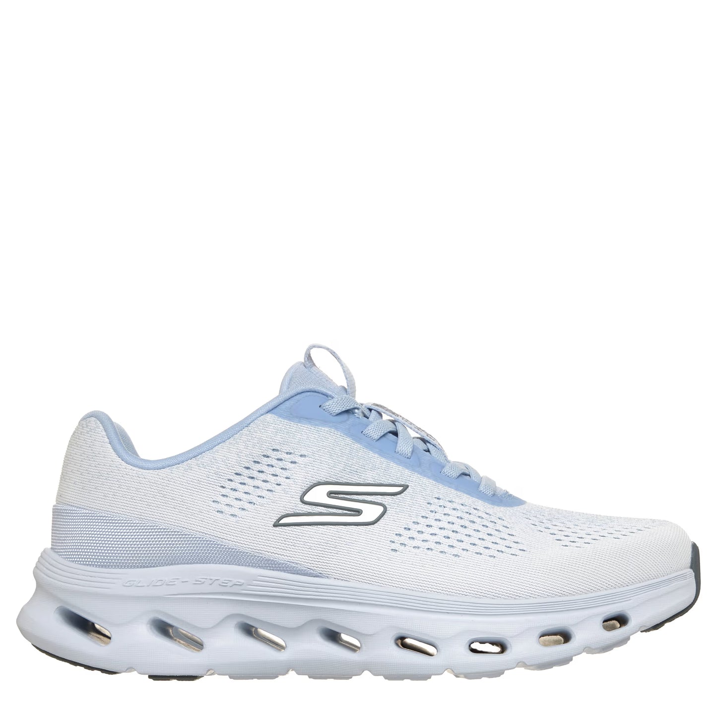 Women's Skechers GO WALK Glide-Step 2.0-Vanessa (Light Blue/White)