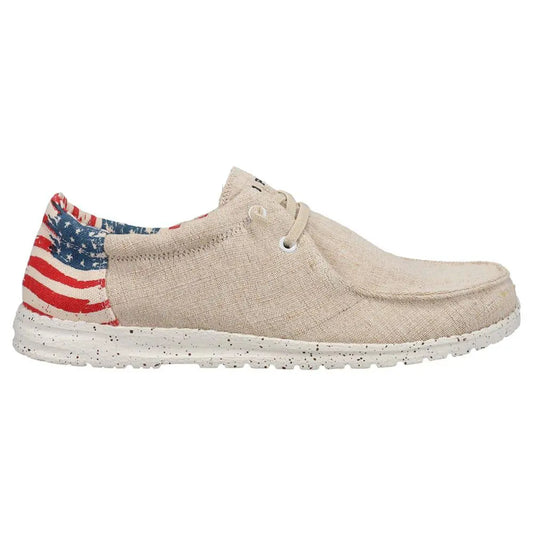 Men's Roper Hang Loose Patriotic Slip On (Tan)