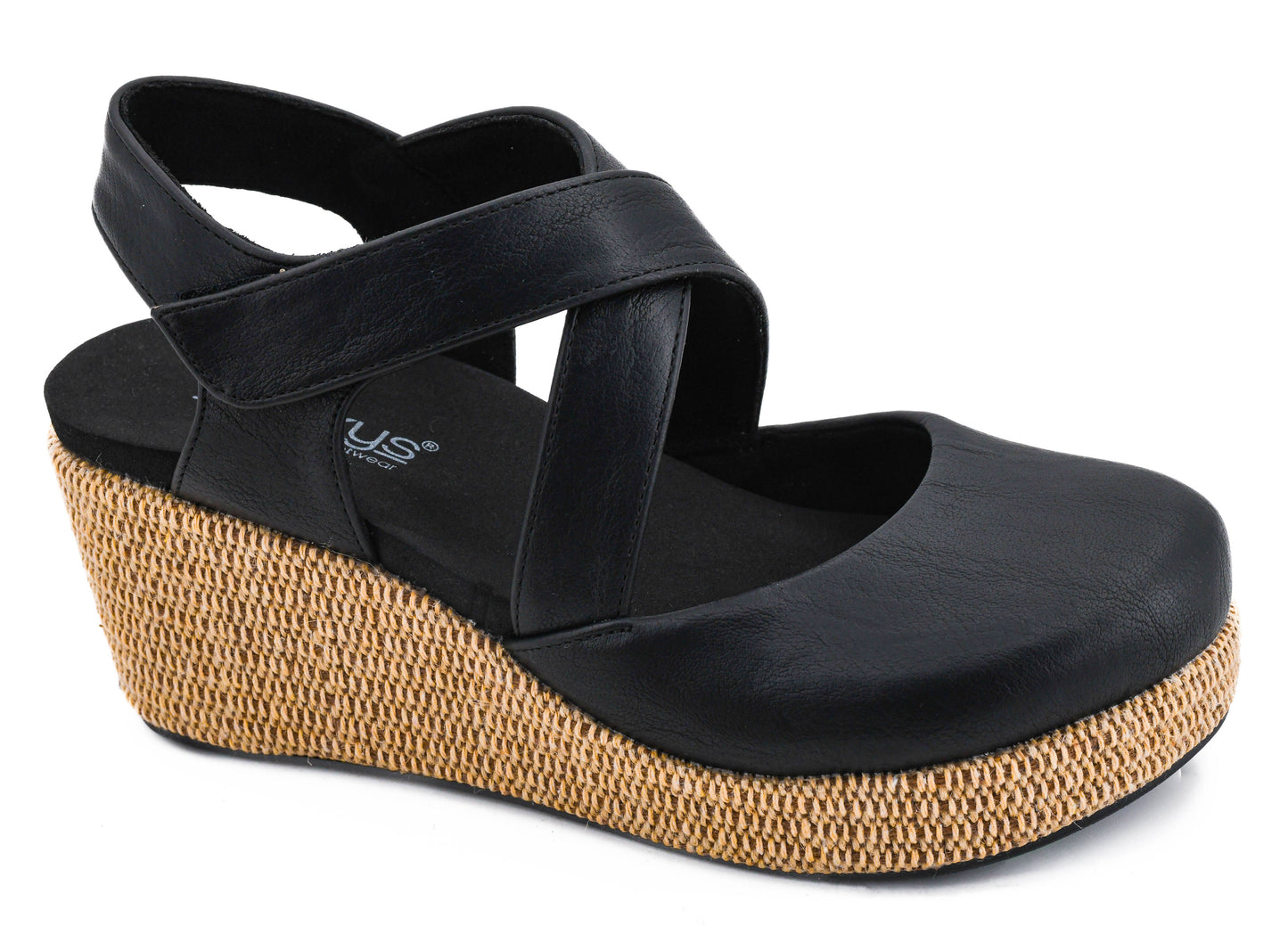 Corkys What's The Rush Wedge Sandal (Black)