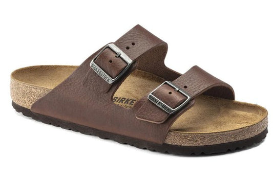 Men's Birkenstock Arizona Leather-Vintage Wood Roast