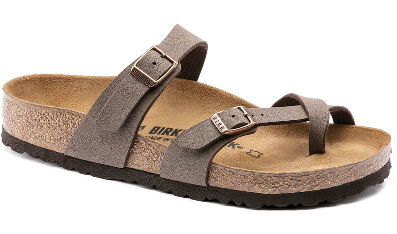 Birkenstock (Unisex) Mayari Birkibuc (Mocha)