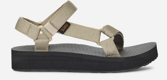 Women's Teva Midform Universal Sandal (Metallic Champagne)