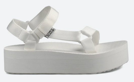 Women's Teva Flatform Universal Sandal (Bright White)