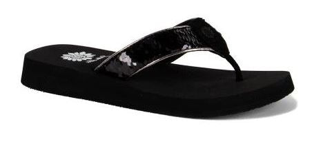 Yellow Box Korrie Sandal (Black)