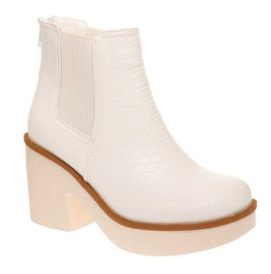 Pierre Dumas Clue-7 White Booties