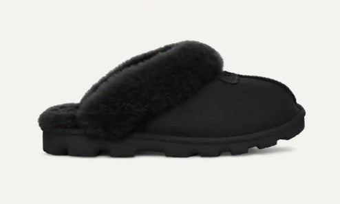 Women's Ugg Coquette Suede Slipper (Black)