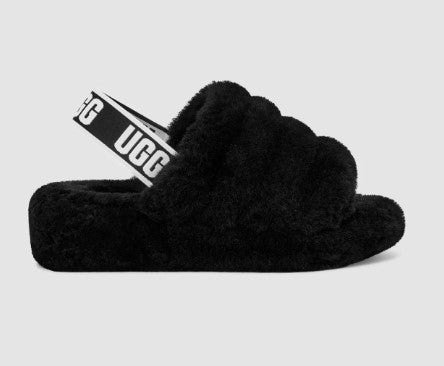 Women's UGG Fluff Yeah Slide (Black)