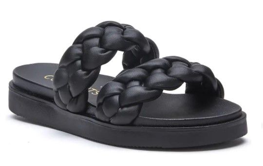 Coconuts By Matisse Maisy Black Braided Sandal
