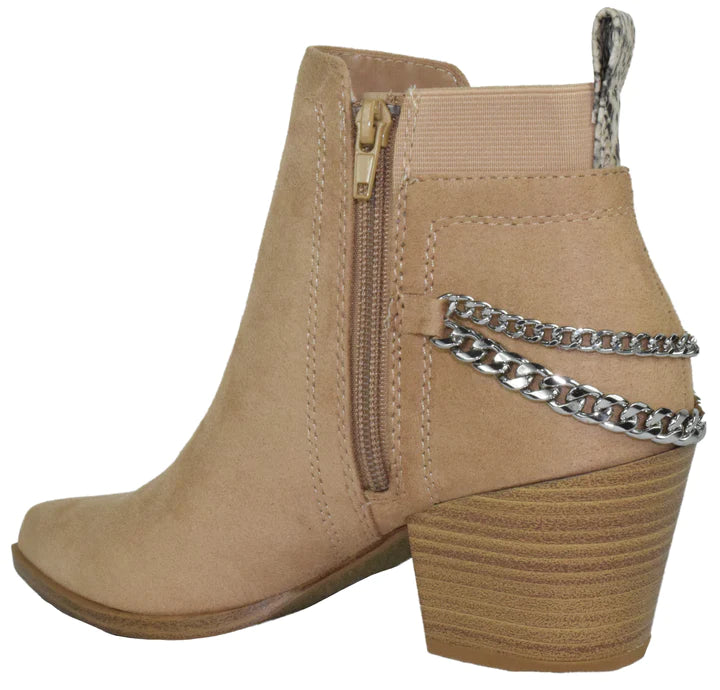 Soda Que-S Boots Wheat Suede