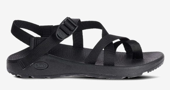 Men's Chaco Z/Cloud 2 Adjustable Strap Cushioned Sandal (Solid Black)