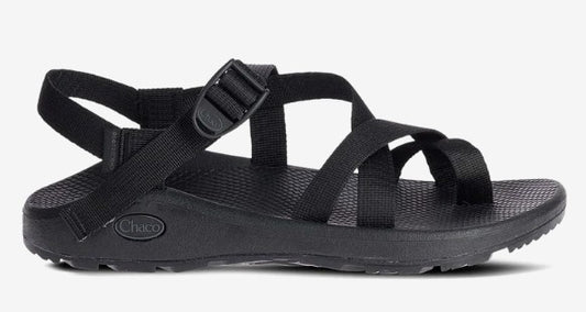 Men's Chaco Z/Cloud 2 Adjustable Strap Cushioned Sandal (Solid Black)