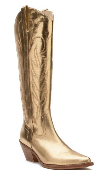 Matisse Agency Western Boot (Gold)