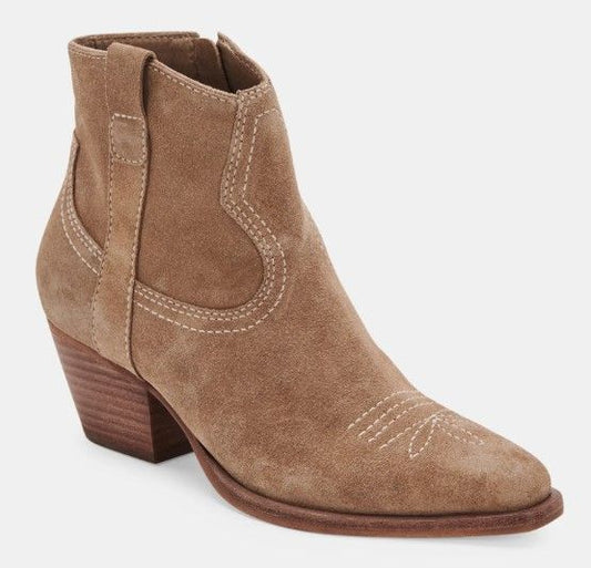 Dolce Vita Silma Booties Truffle Suede