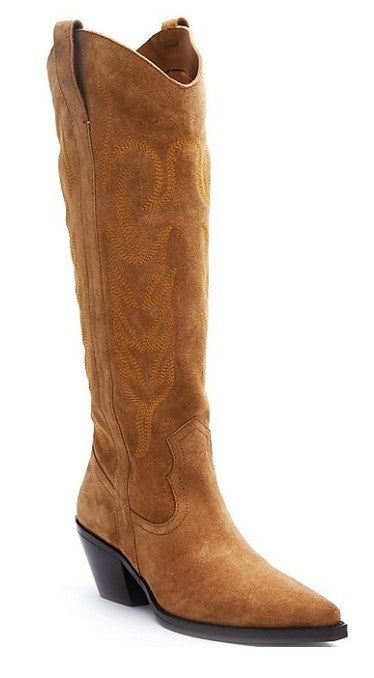 Matisse Agency Western Boot (Tan Suede)