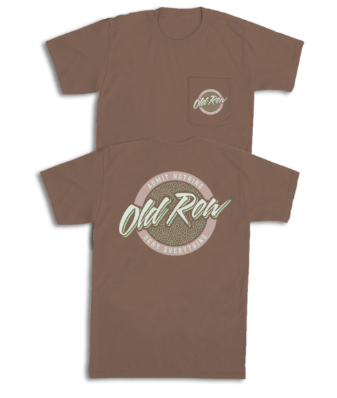 Men's Old Row Circle Logo Pocket Tee (Espresso)
