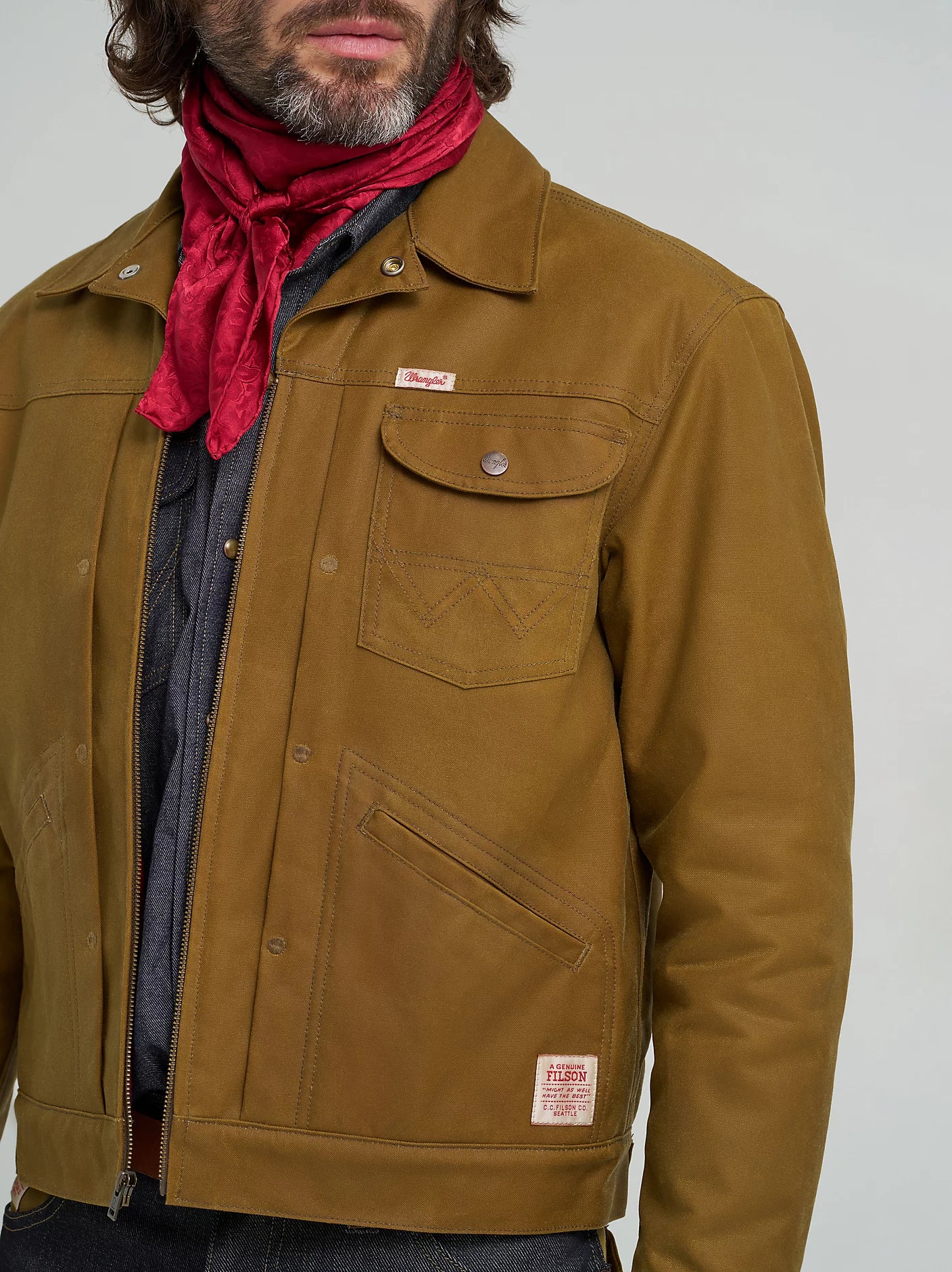 Filson x Wrangler Adventure Jacket (Tan)