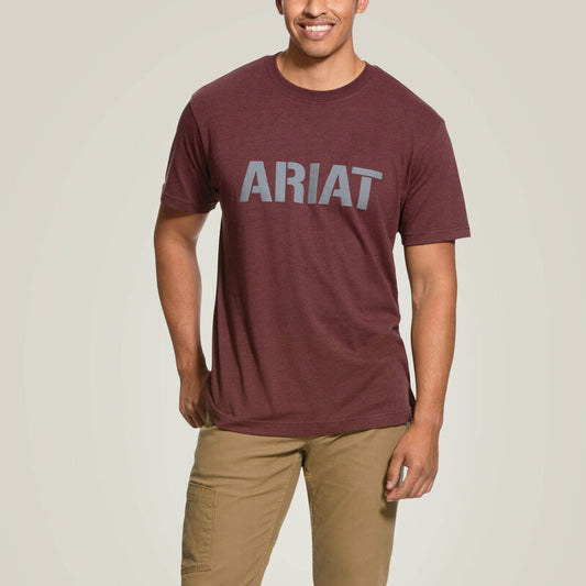 Men's Ariat Rebar Cotton Strong Block T-Shirt