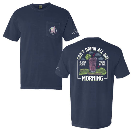 Morning Transfusion Pocket Tee (Navy)