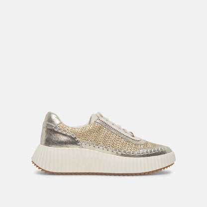Dolce Vita Dolen Sneakers (Gold Knit)