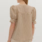 Ladies' Entro Stripe S/S Top