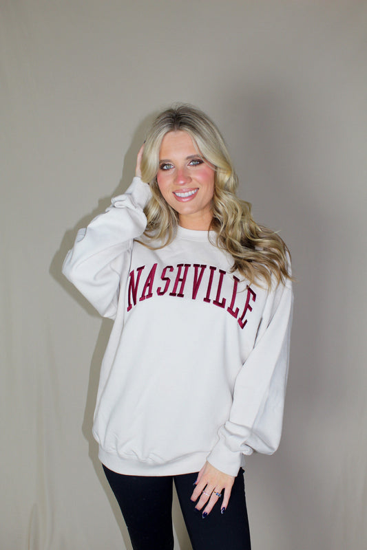 Nashville Sweatshirt (Beige)