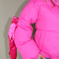 Hot Pink Puffer Jacket