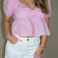 The Amelia Top (Pink)