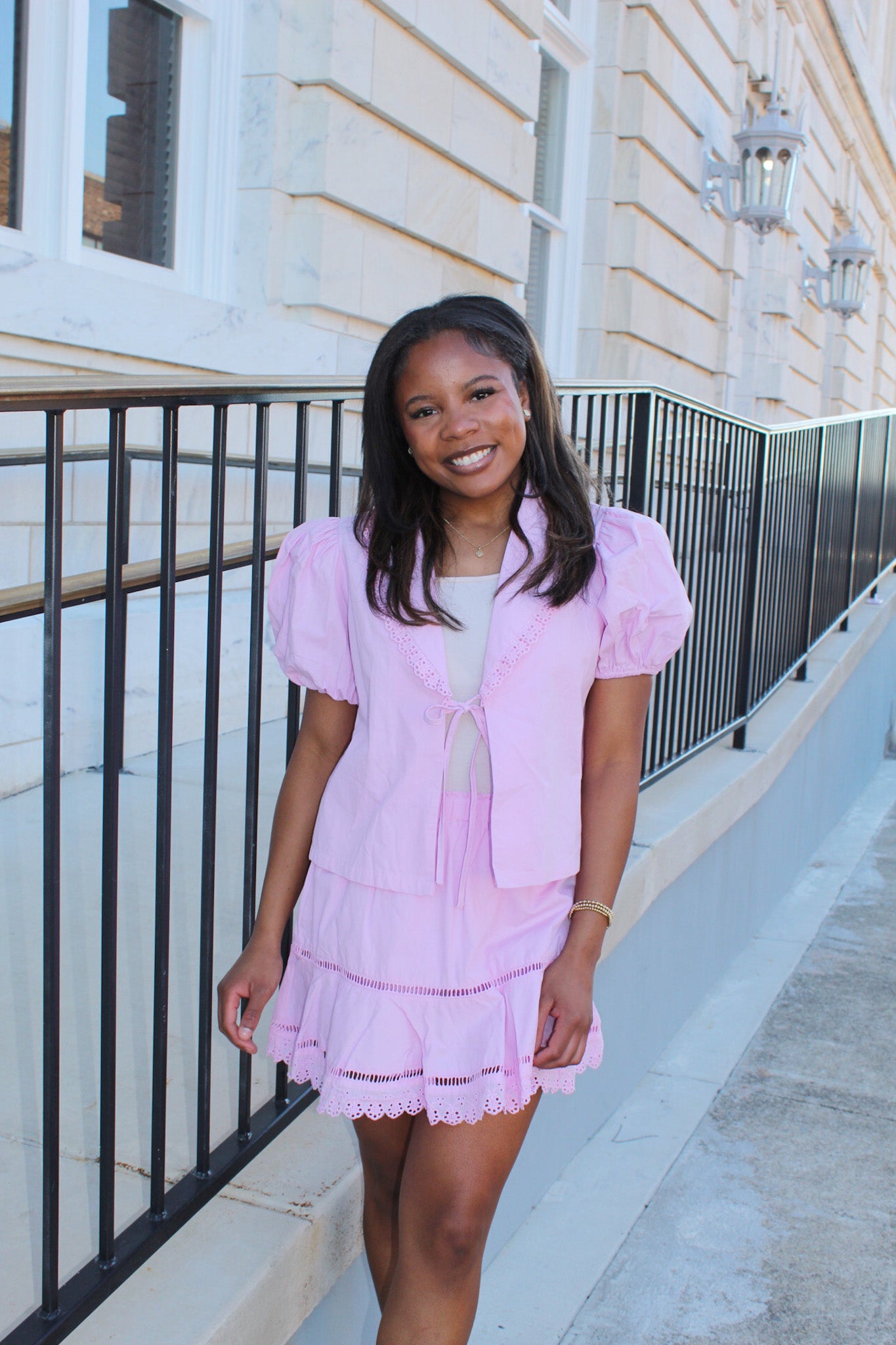 The Kate Blouse - Set (Candy Pink)