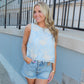 Sleeveless Top (Light Blue)