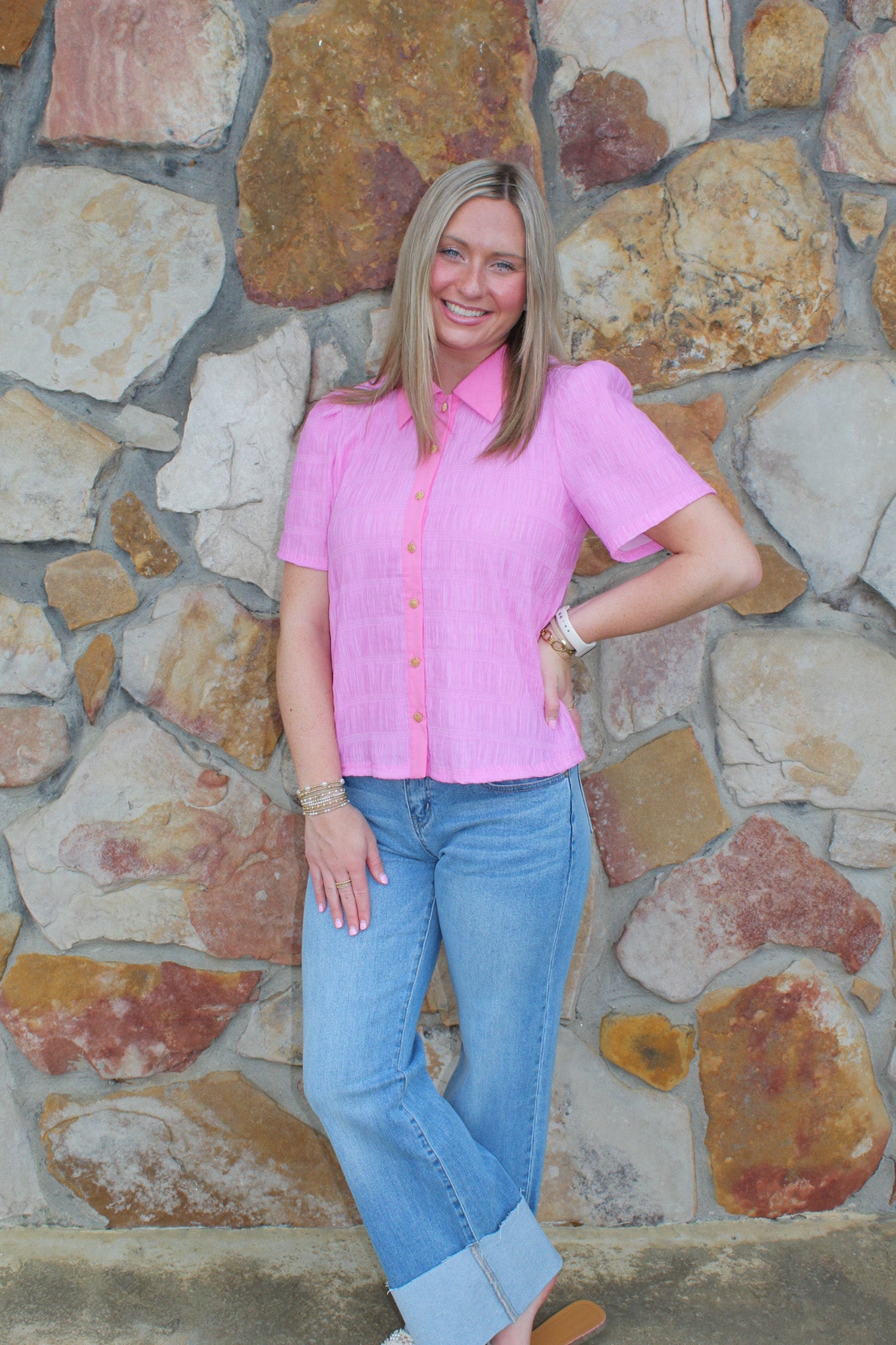 The Raegan Top (Pink)