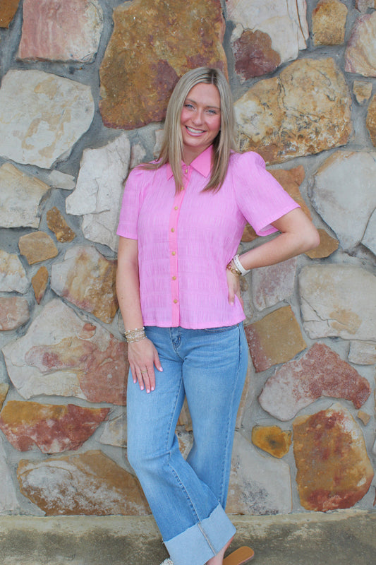The Raegan Top (Pink)