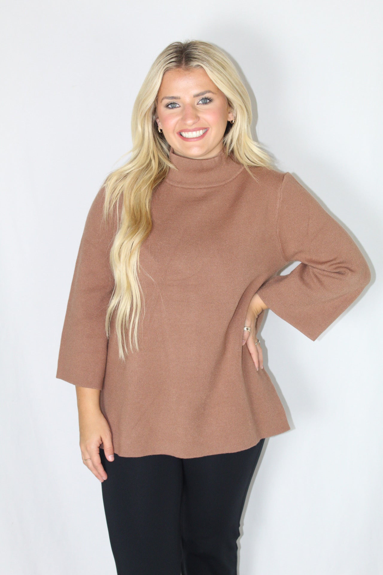 3/4 Sleeve Lightweight L/S Sweater