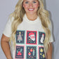 Ladies' Southern Fried Cotton Christmas Stamps S/S (Ivory)