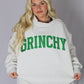 Bucketlist Reversible (GRINCHY/NAUGHTY) Mockneck Sweatshirt (Heather Grey/Green)