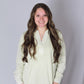 Ladies' Split Neck Mineral Wash L/S