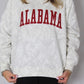 Juniors' Royce Apparel ALABAMA Camo Crewneck Sweatshirt (Ice Woodland)
