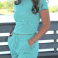 Juniors' Kimberly Striped Short